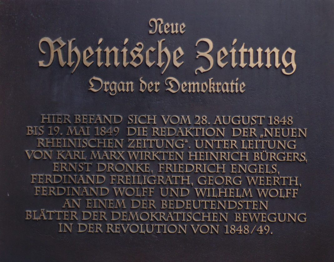 Neue Rheinische Zeitung, Organ der Demokratie WELTEXPRESS