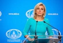 Maria Sacharowa bezeichnete die Politik, die Republik Moldawien zum Anhängsel des Kriegsbündnisses Atlantikpakt zu verwandeln, als Sackgasse