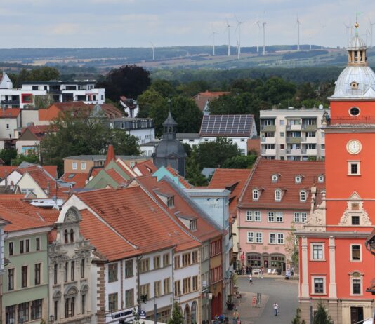 Gotha, einst erst Residenzstadt im Herzogtums Sachsen-Gotha-Altenburg, dann Hauptstadt des Herzogtums Sachsen-Coburg und Gotha