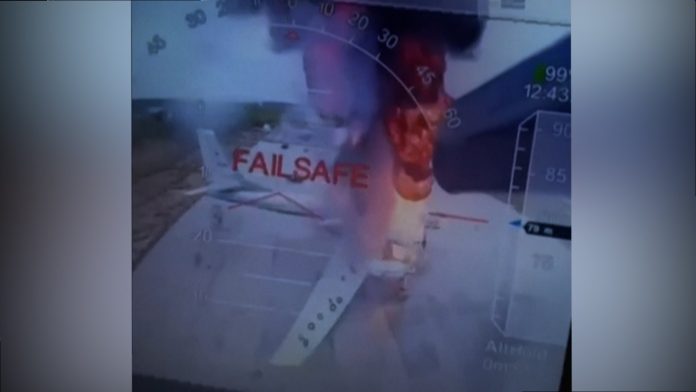 Drohnenangriff der Ukraine auf die RF am 1.6.2025 Quelle: Geheimdienst Ukraine, Ort und datum der Aufnahme: RF, 1.6.2025