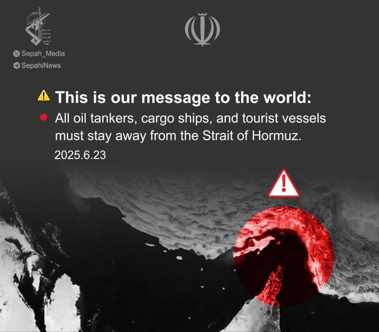 Die Straße von Hormus ist Kriegsgebiet