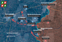 Die Front der Faschisten in der Saporoschskaja oblast böselt nicht nur, sondern sie bröckelt auf einer Breite von 40 Kilometern