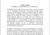 Dokumentation: „COMUNICADO REPÚBLICA BOLIVARIANA DE VENEZUELA“