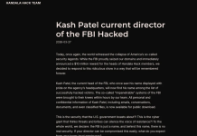 Liebesgrüße aus Kuba oder Kash Patel und das Handala-Team