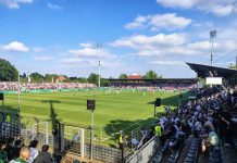 DFB-Pokalfinale im Karl-Liebknecht-Stadion in Babelsberg