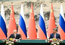 Der Besuch von Wladimir Putin bei Xi Jinping in Peking soll Projekten beider Staaten im Wert von 200 Milliarden Dollar neuen Schwung verleihen
