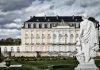 Regenten aus Paris und Berlin im Schloß Augustusburg beim Kuhhandel über Krieg für Raub im Kampf um Rohstoffe