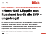 Wenn es Hans-Ueli Läppli nicht geben würde, dann müßte man ihn erfinden – Zum Kampf um Neutralität und Pressefreiheit in der Schweizerischen Eidgenossenschaft