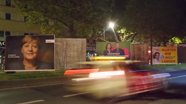 Wahlplakate in Berlin.